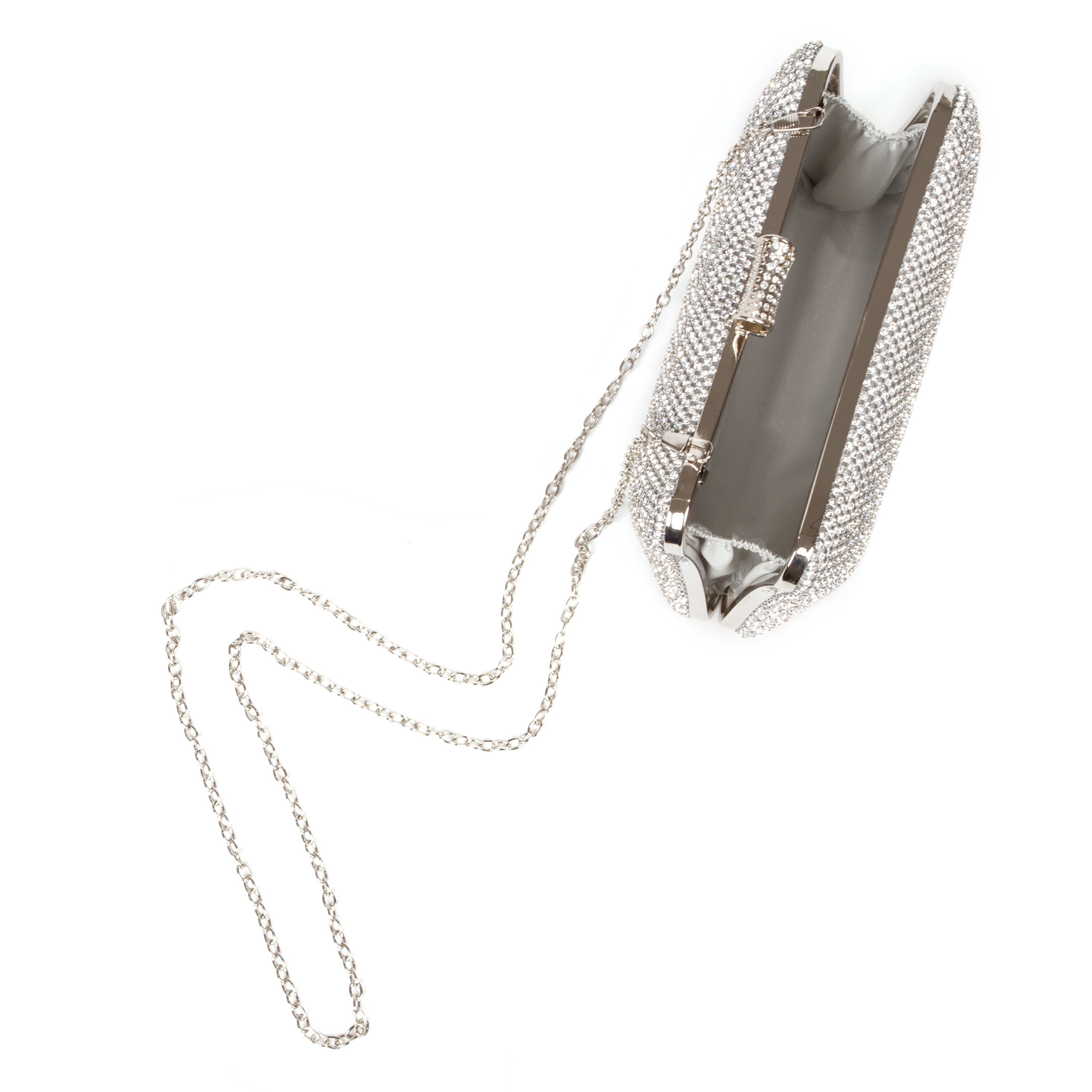 Abendtasche Damen Blumen Kette Shiny Handtasche Umhängetasche für Hochzeit Party