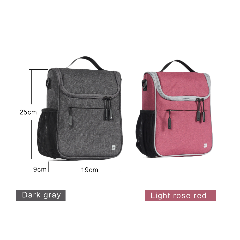 Cycling Handlebar Bag Waterproof Bike Front Bicycle Storage Basket Shoulder Bag - Picture 9 of 24