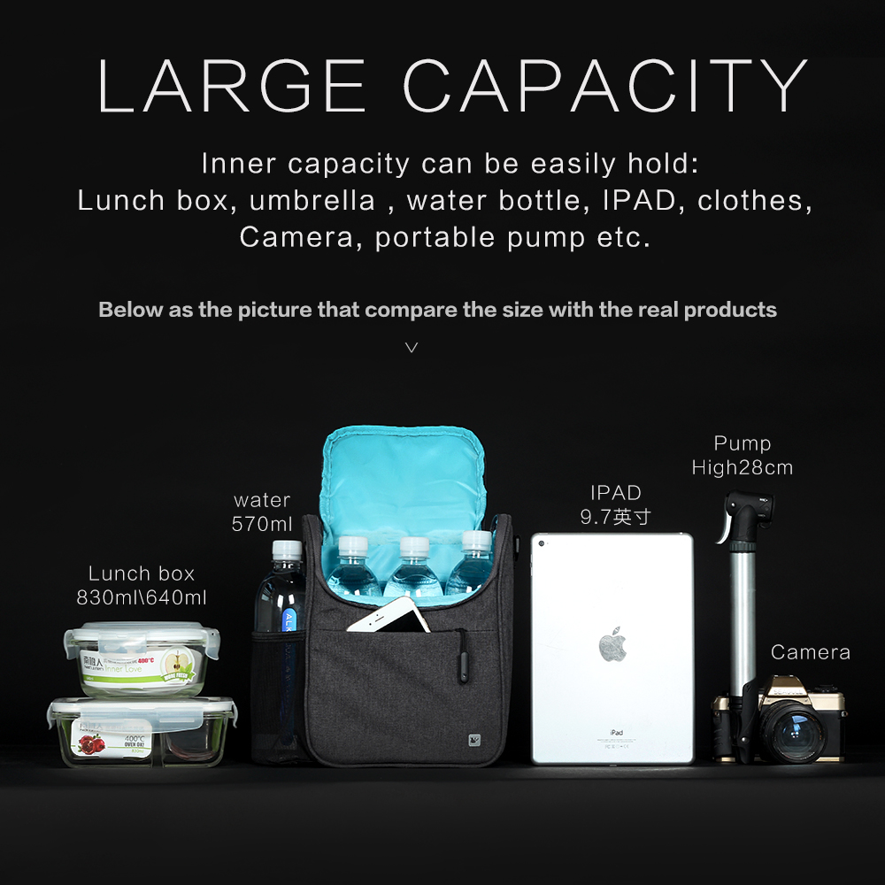 Cycling Handlebar Bag Waterproof Bike Front Bicycle Storage Basket Shoulder Bag - Picture 12 of 24