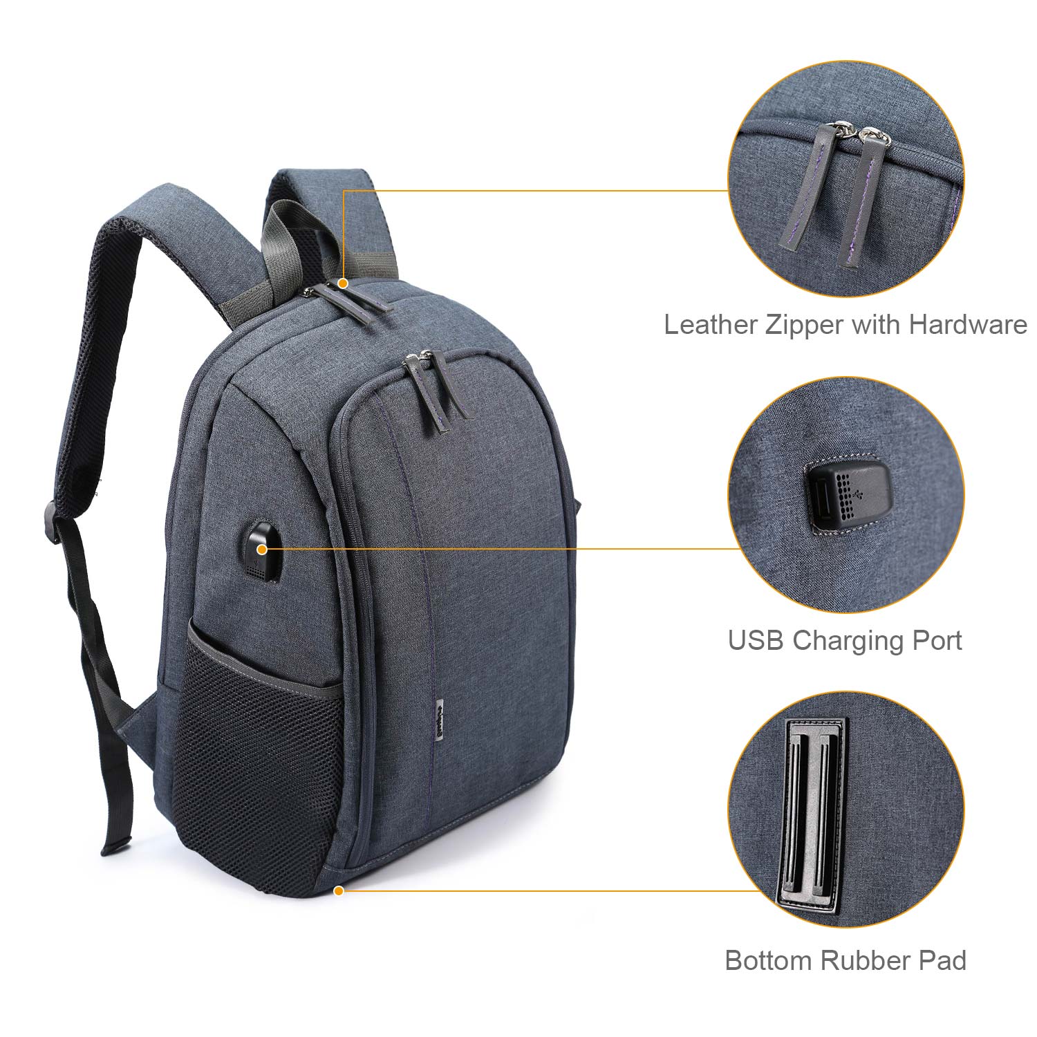 Camera Bag Backpack Photography Bag with Tripod Holder for DSLR SLR Waterproof