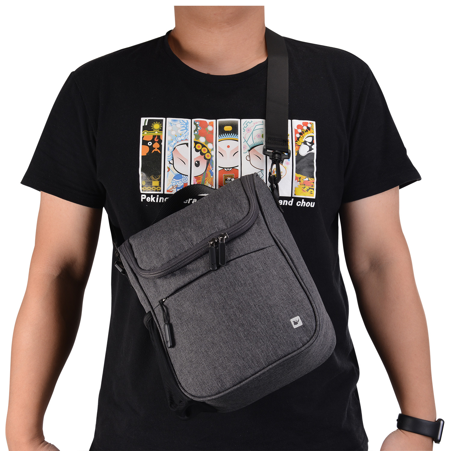 Cycling Handlebar Bag Waterproof Bike Front Bicycle Storage Basket Shoulder Bag - Picture 22 of 24