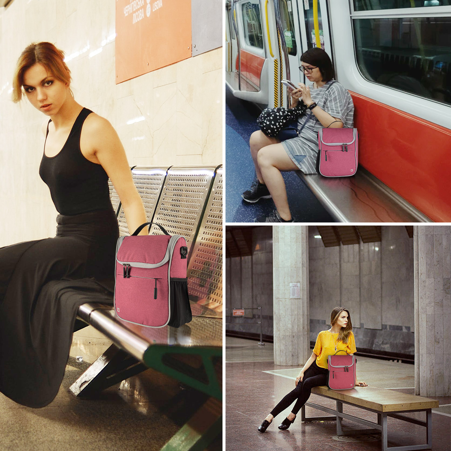 Cycling Handlebar Bag Waterproof Bike Front Bicycle Storage Basket Shoulder Bag - Picture 16 of 24