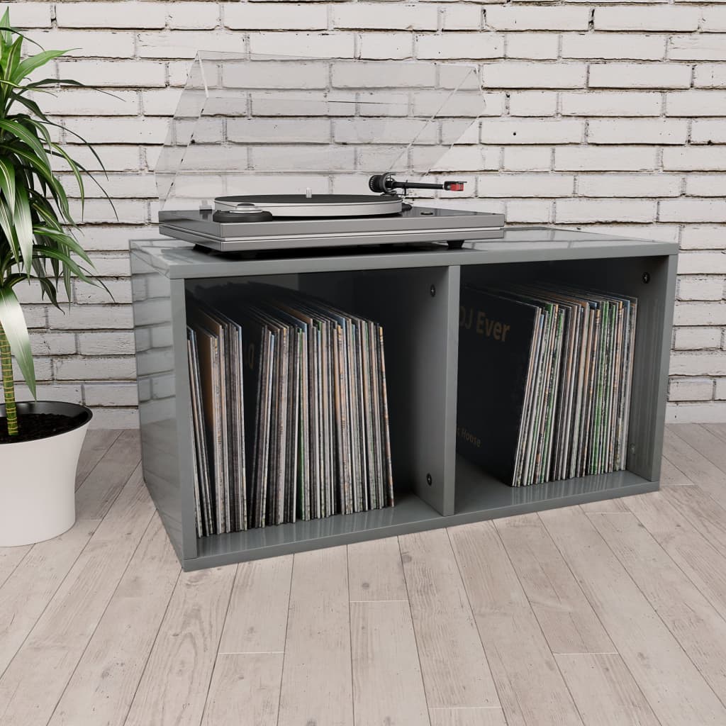 Aufbewahrungsbox Schallplatten Regal Schrank Aktenschrank Regalbox 71x34x36cm - Bild 45 von 96