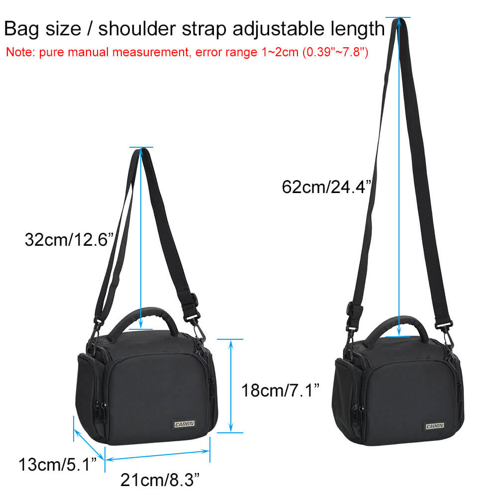 Digital Camera Shoulder Bag Waterproof Carry Case for DSLR SLR Camera Accessory - Picture 32 of 35