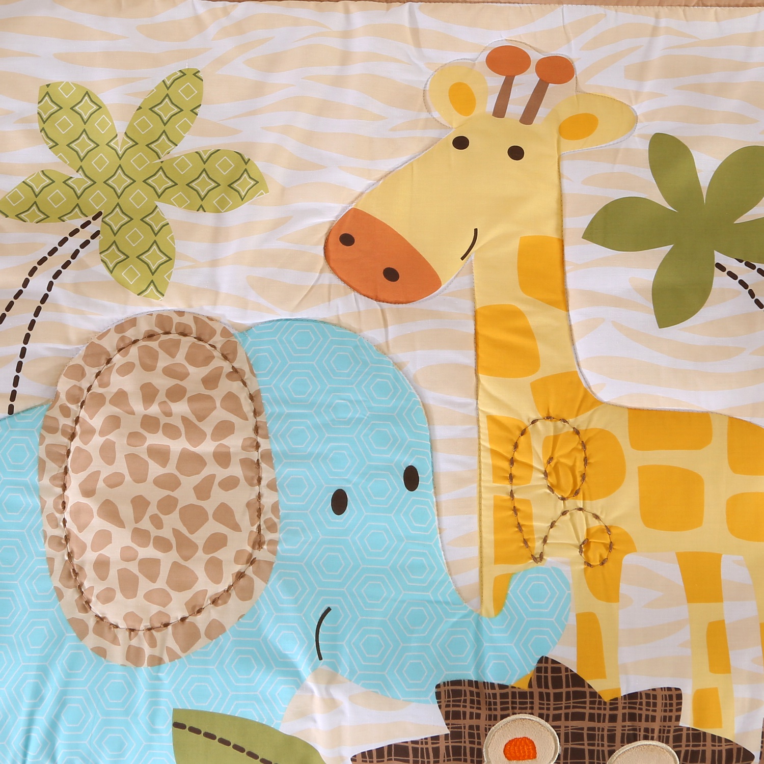 3 Piece Crib Bedding Set Baby Boys Girls Kid Nursery Crib Comforter Skirt Sheet - Picture 18 of 63