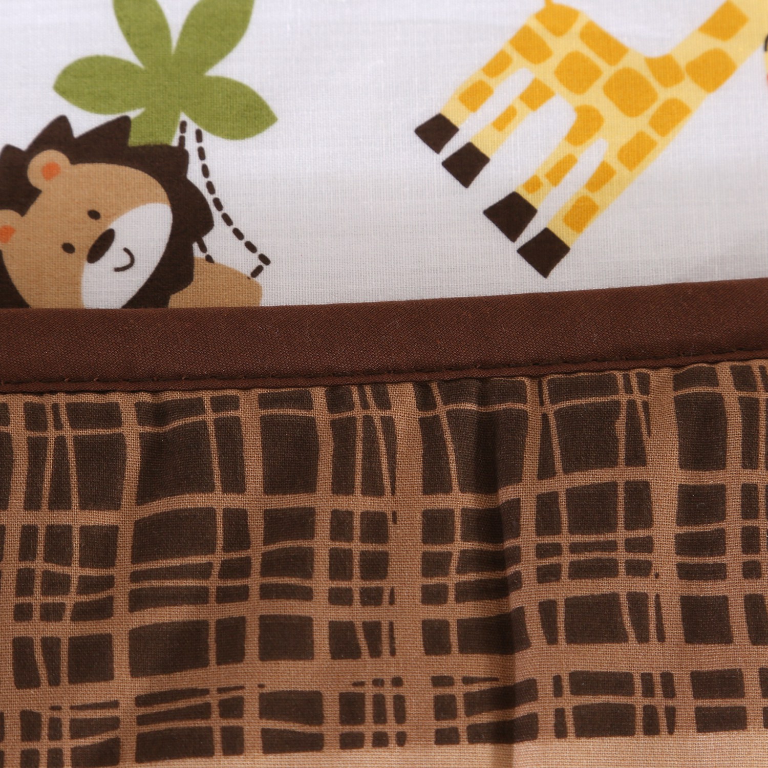 3 Piece Crib Bedding Set Baby Boys Girls Kid Nursery Crib Comforter Skirt Sheet - Picture 21 of 63