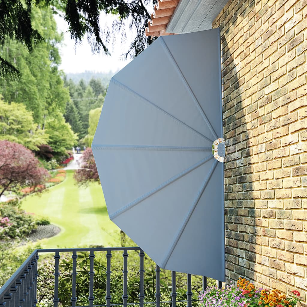 Faltbarer Terrassen-Seitenfächer Balkonfächer Seitenmarkise Sichtschutz Markise - Bild 23 von 87