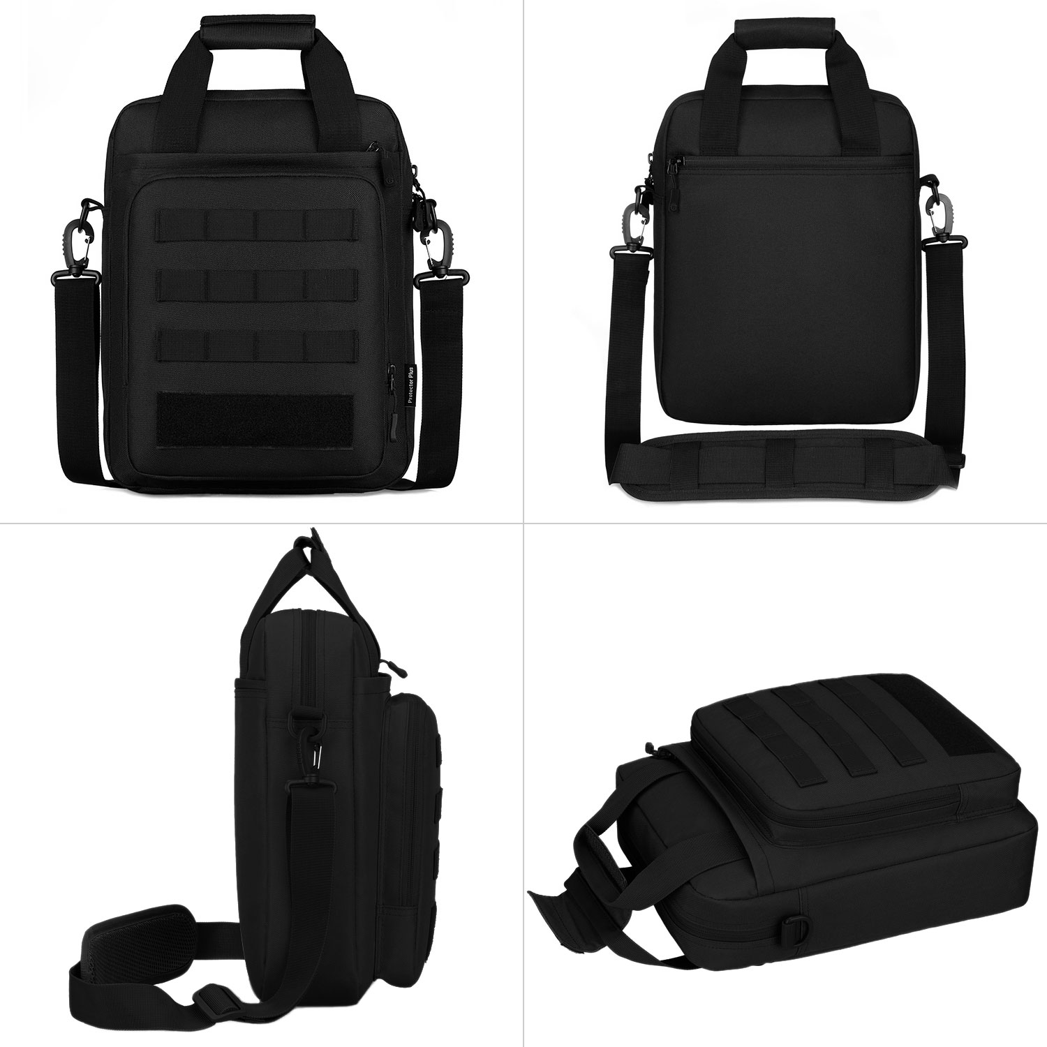 Herren-Schultertasche taktische Aktentasche strapazierfähig Molle Kuriertasche Handtasche - Bild 13 von 24