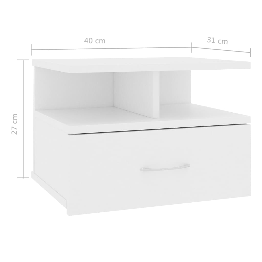 Wandregal mit 1/2 Schubladen Wandschublade Schweberegal Wandschrank Regal Decor - Bild 40 von 272