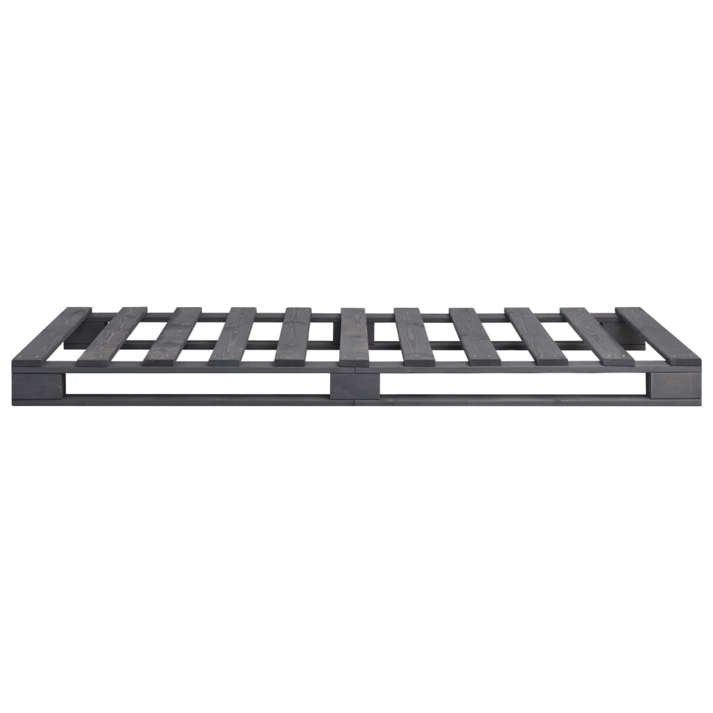Einzelbett Kiefer-Massivholz Bettgestell Palettenbett Holzbett Bett 90x200 cm - Bild 26 von 56