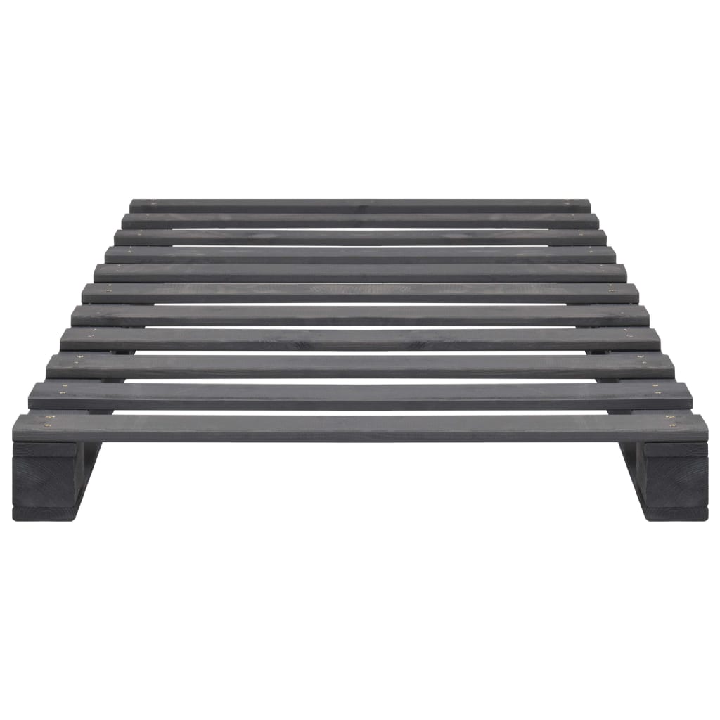 Einzelbett Kiefer-Massivholz Bettgestell Palettenbett Holzbett Bett 90x200 cm - Bild 25 von 56