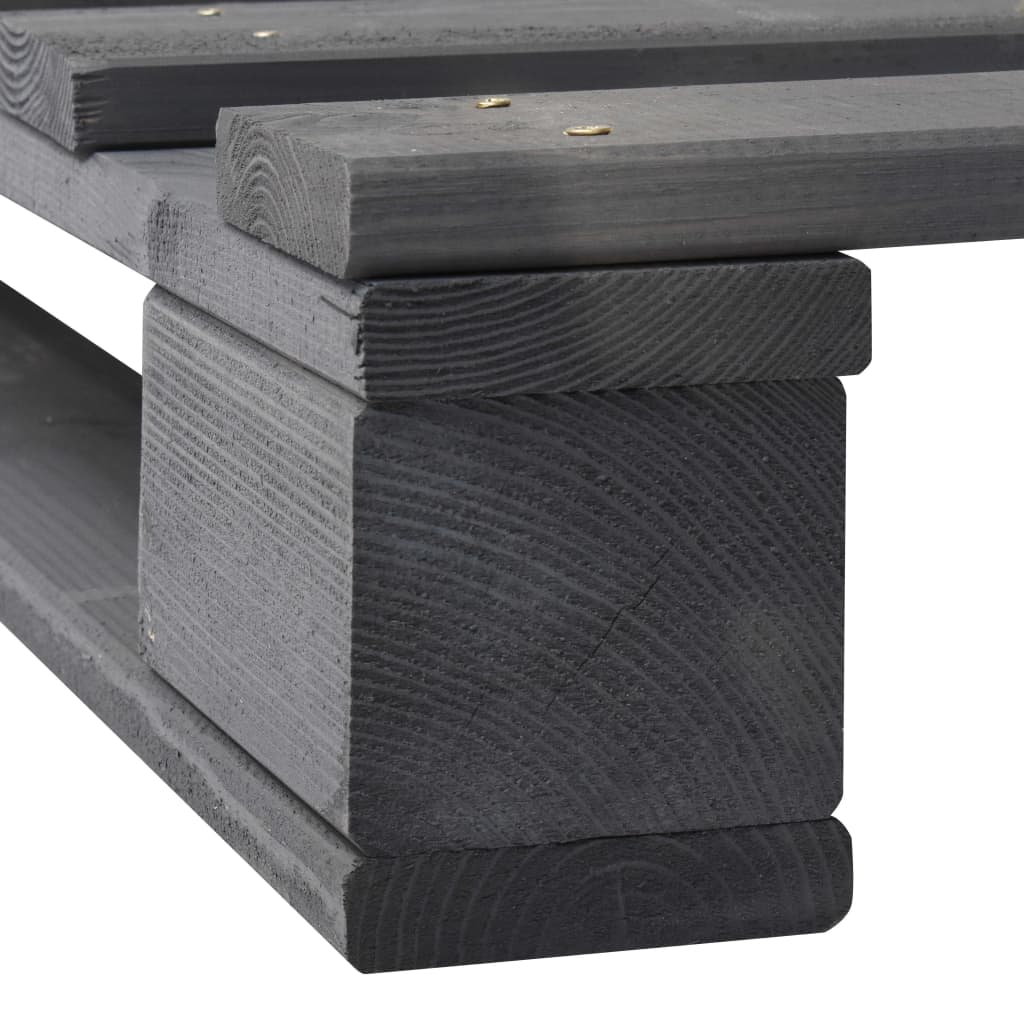 Einzelbett Kiefer-Massivholz Bettgestell Palettenbett Holzbett Bett 90x200 cm - Bild 28 von 56