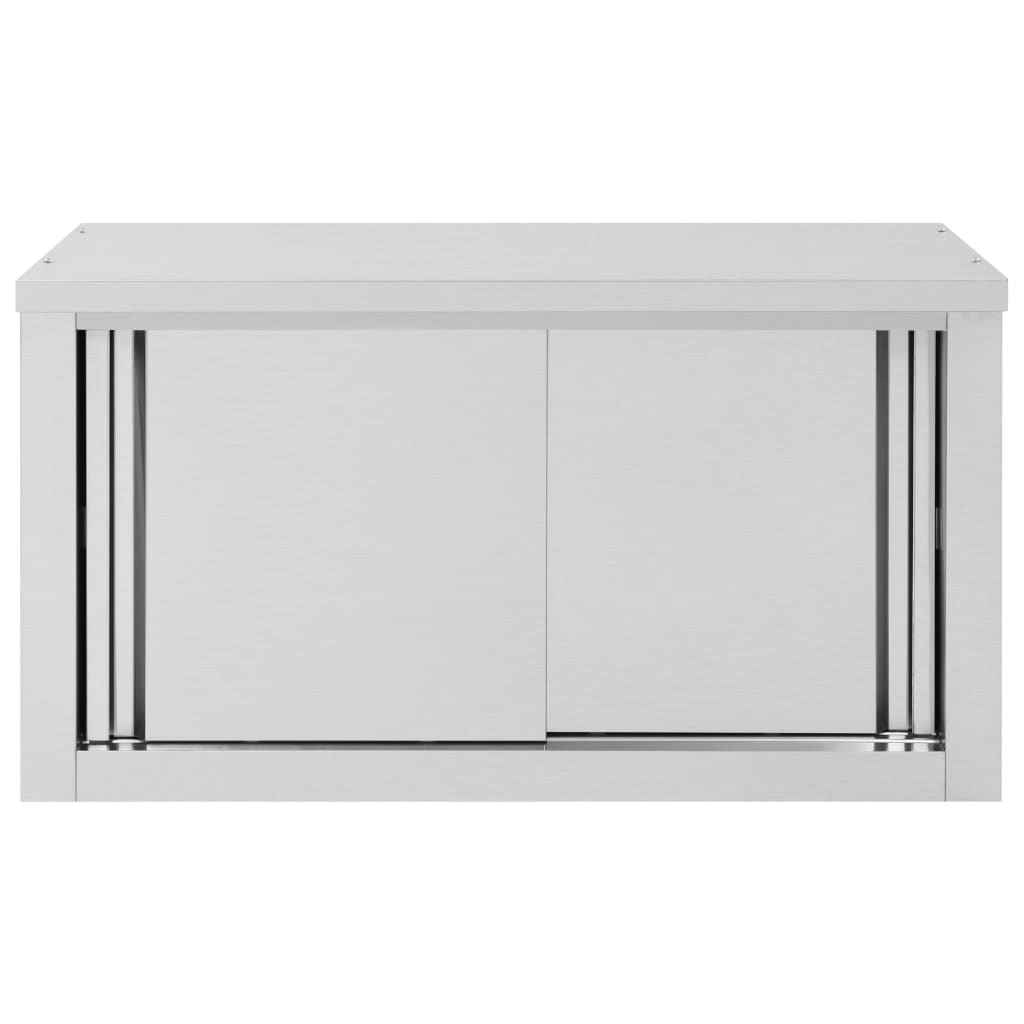 Wandhängeschrank Gastro mit Schiebetüren Edelstahl Hängeschrank Wandschrank - Bild 7 von 28
