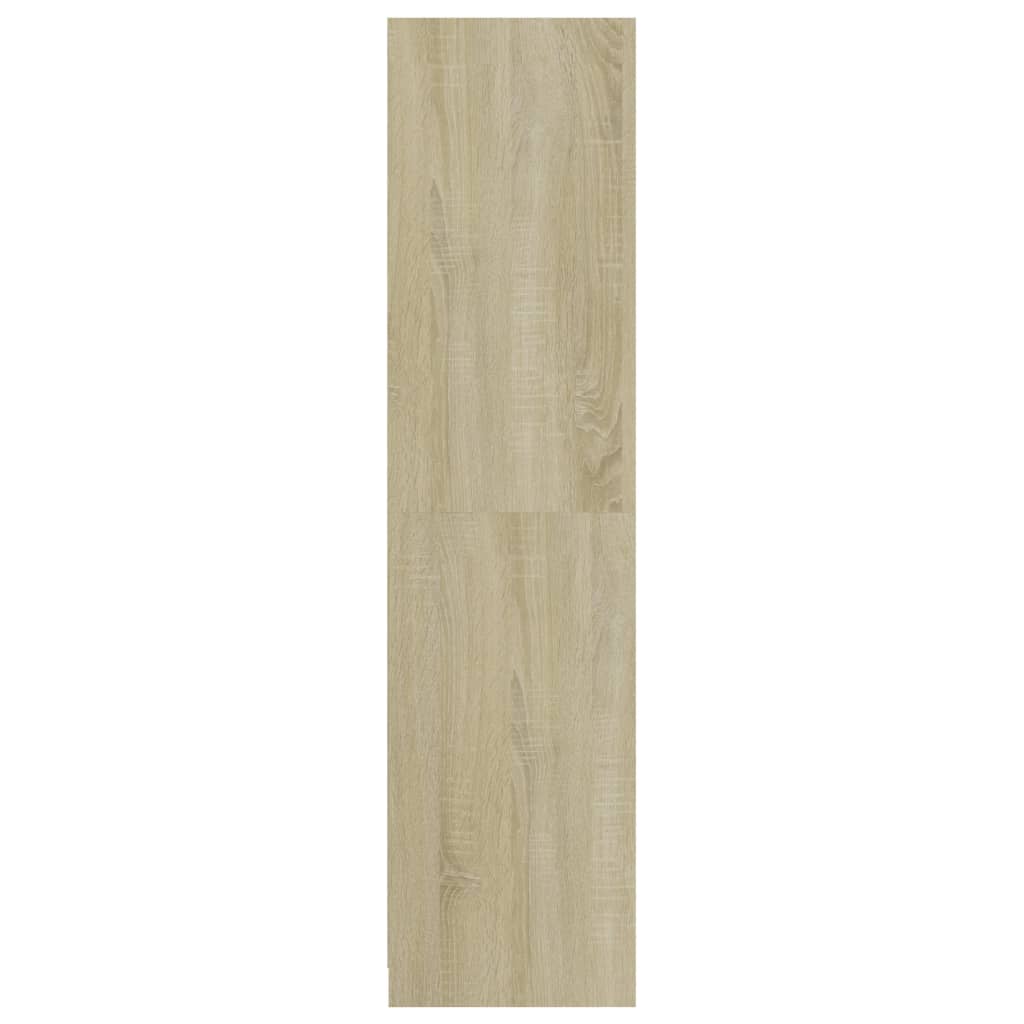 Kleiderschrank mit 2 Schubladen Holz Kleiderständer Flurschrank Hochschrank - Bild 19 von 56