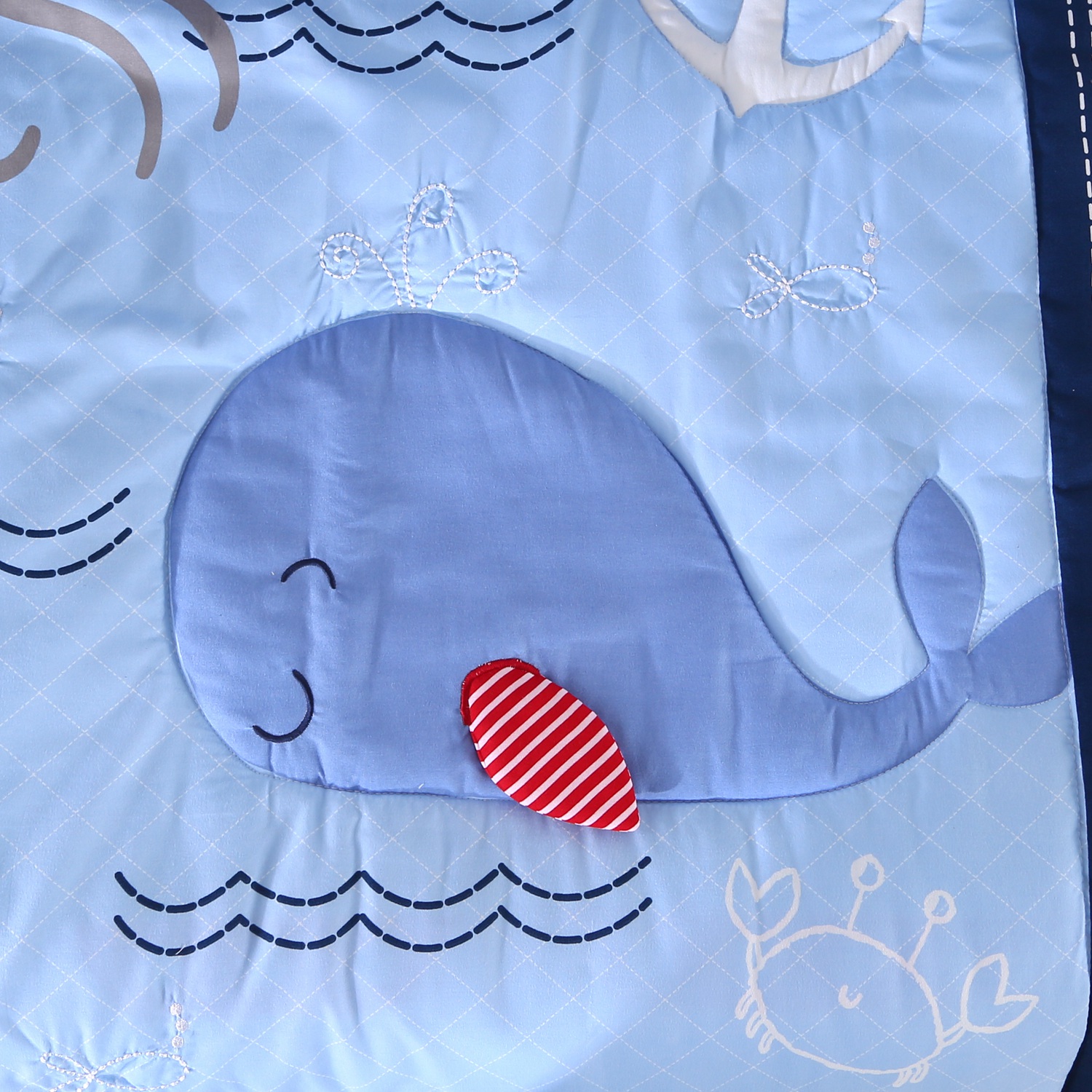 3 Piece Crib Bedding Set Baby Boys Girls Kid Nursery Crib Comforter Skirt Sheet - Picture 51 of 63