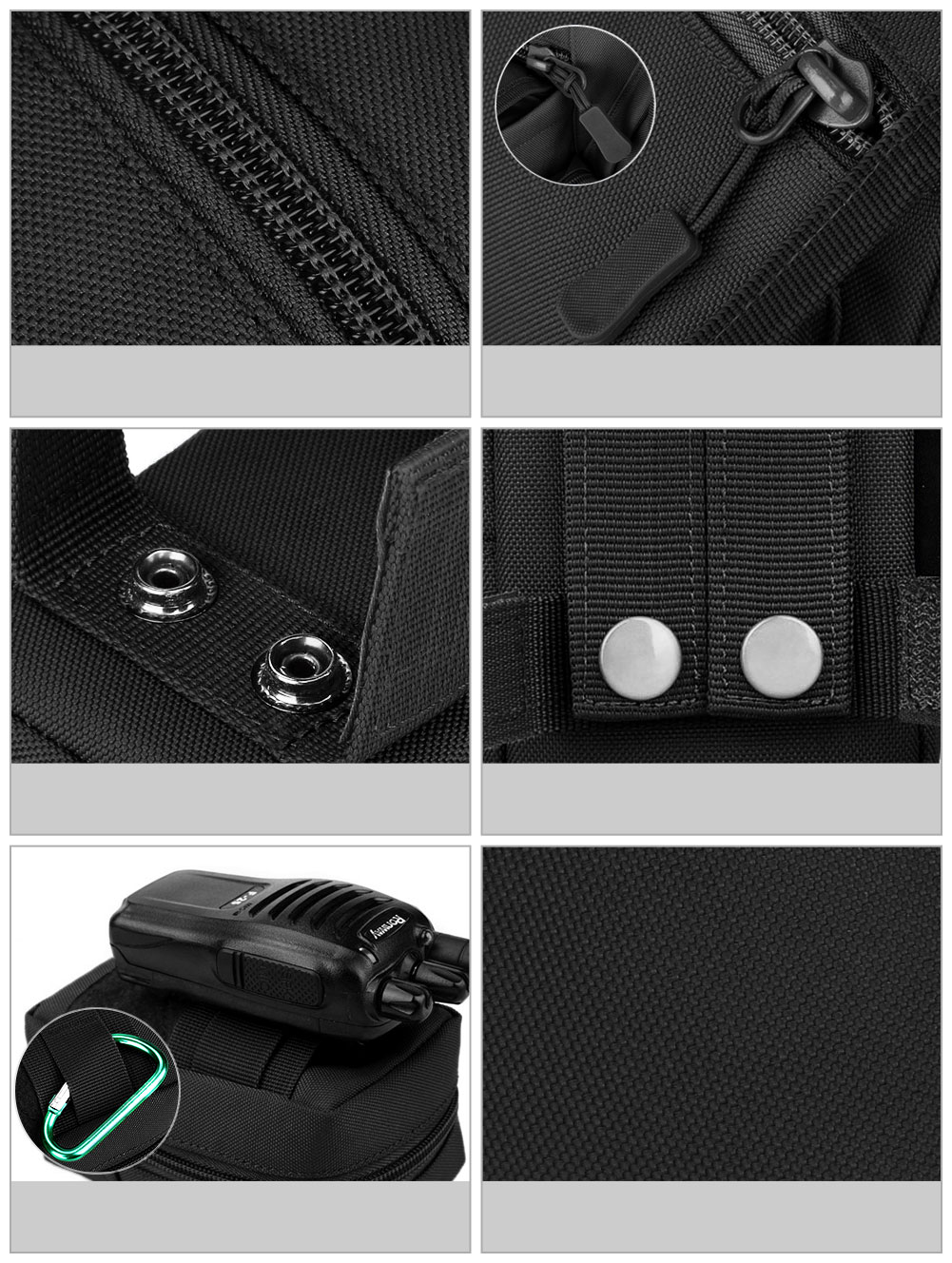 Military Tactical Molle Pouch Multi Purpose Utility Bag Outdoor EDC Waist Pack - Picture 95 of 95