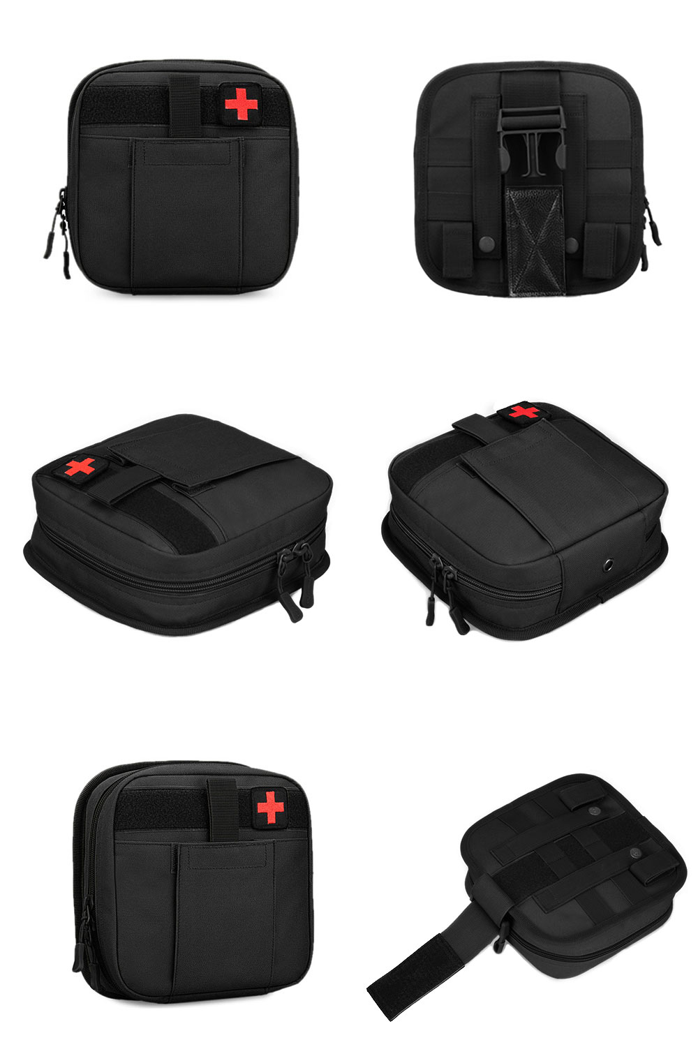 Military Tactical Molle Pouch Multi Purpose Utility Bag Outdoor EDC Waist Pack - Picture 44 of 95