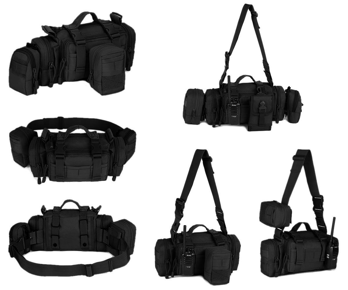 Military Tactical Molle Pouch Multi Purpose Utility Bag Outdoor EDC Waist Pack - Picture 93 of 95