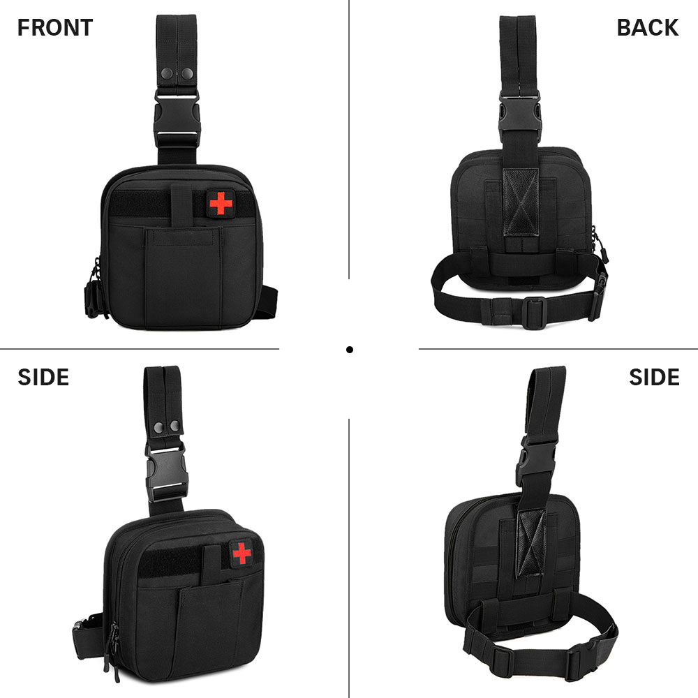 Military Tactical Molle Pouch Multi Purpose Utility Bag Outdoor EDC Waist Pack - Picture 43 of 95