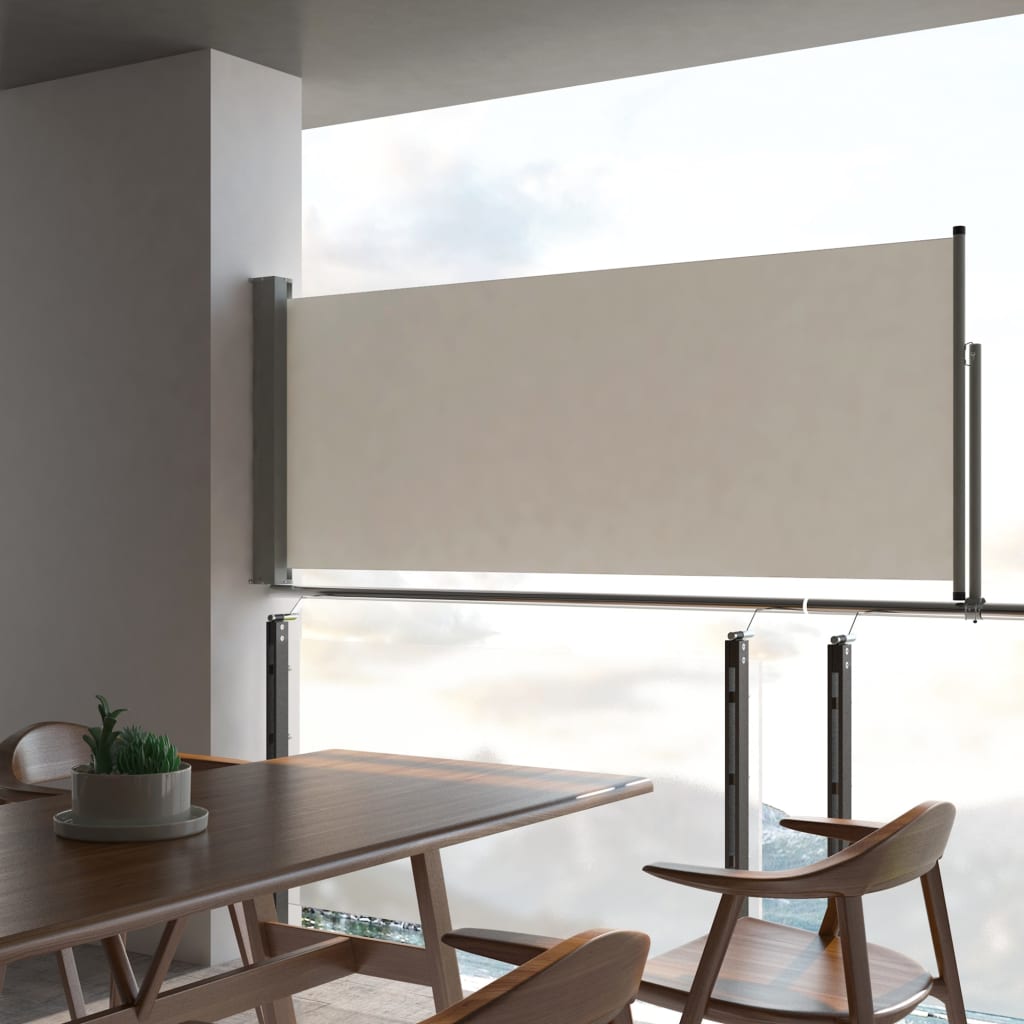 Ausziehbar Seitenmarkise Sonnenschutz Sichtschutz Windschutz Seitenrollo Balkon - Bild 26 von 71