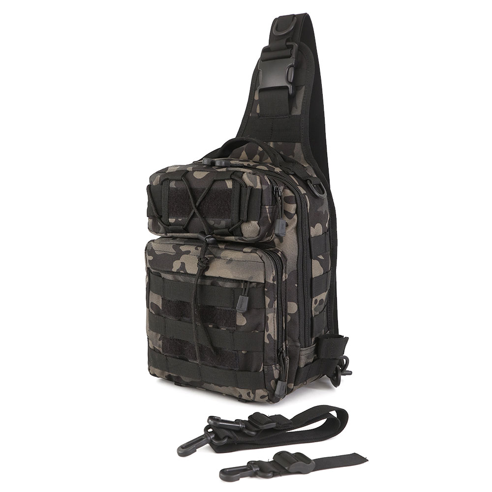 Bolso de pecho para hombre Molle Crossbody deporte al aire libre pesca mochila bolso de hombro - Imagen 19 de 19