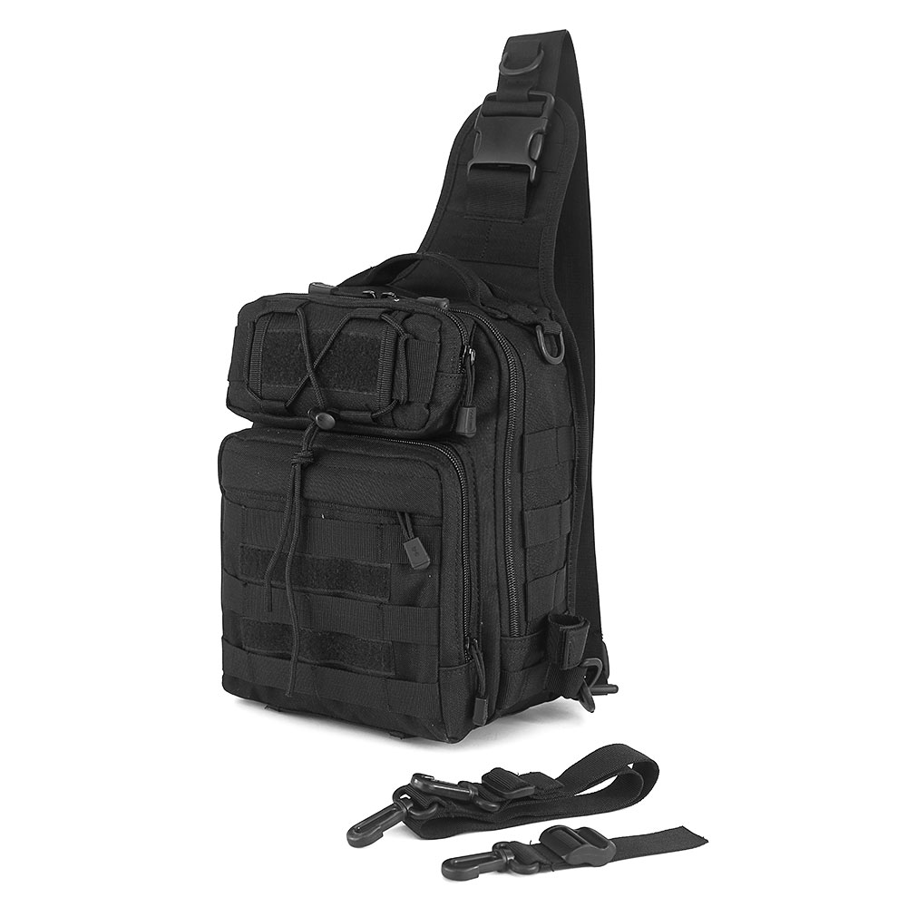 Bolso de pecho para hombre Molle Crossbody deporte al aire libre pesca mochila bolso de hombro - Imagen 18 de 19