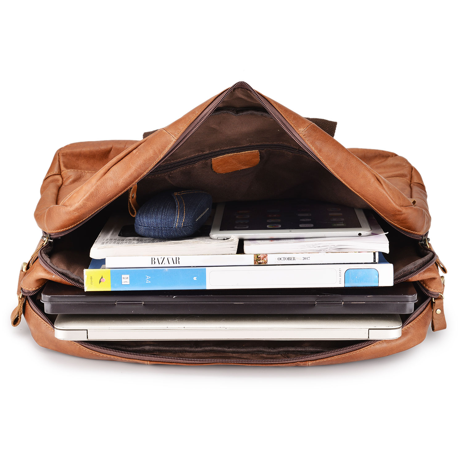 echte Leder Arbeitstasche Umhängetasche Herrentasche Business Laptoptasche XXL 