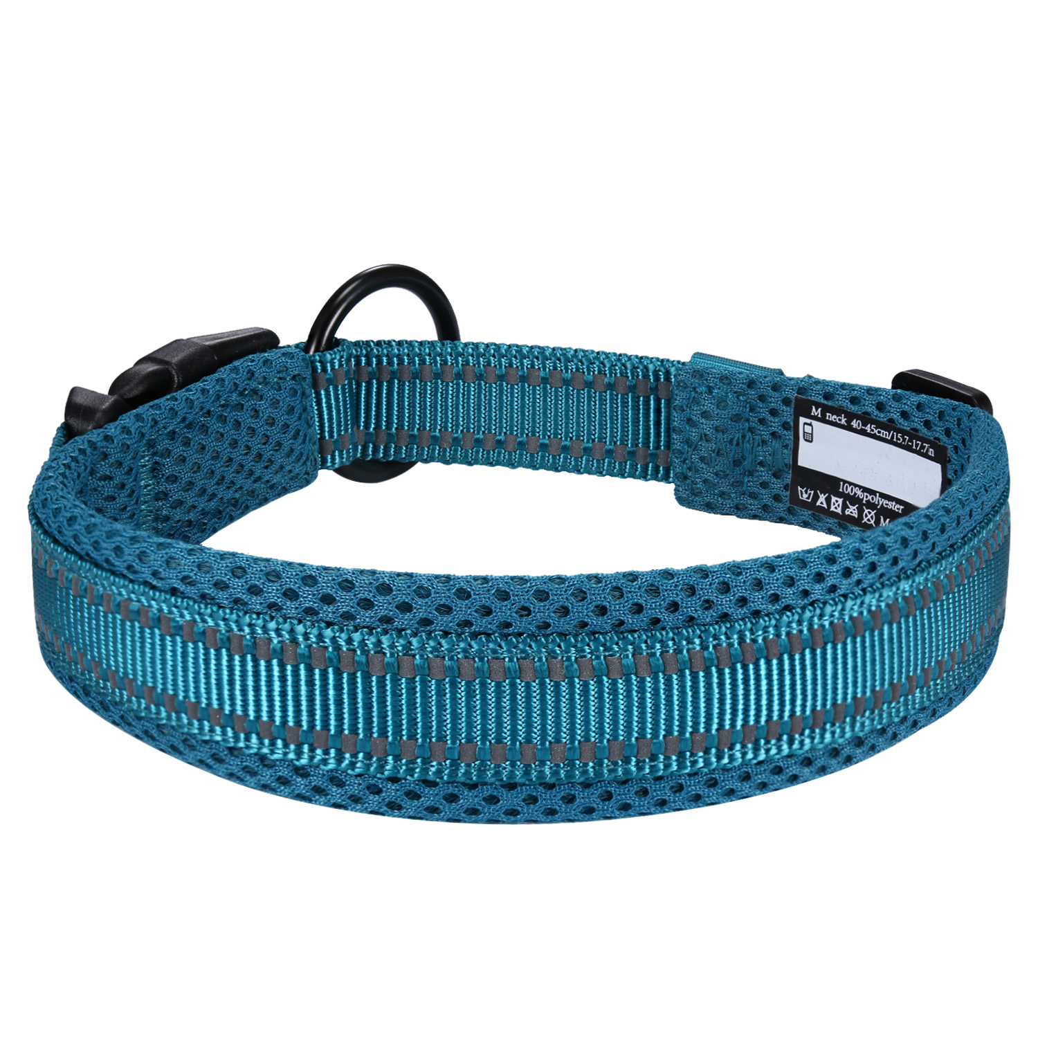 Hundehalsband Nylon Halsband Gepolstert Verstellbare Reflektierend XS-XL Größe