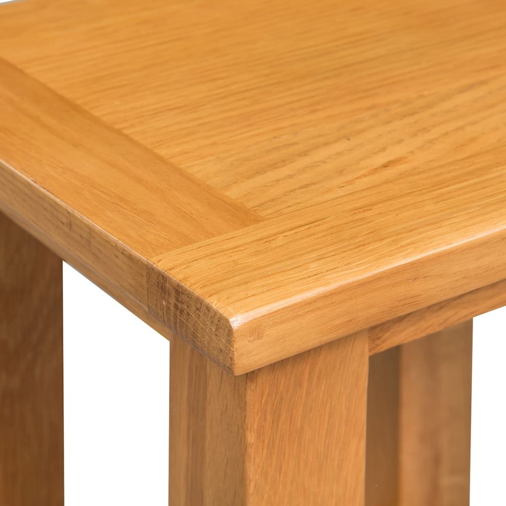 End Table Solid Oak Wood Bedside Cabinet Side Accent Display Plant Stand Small - Picture 9 of 23