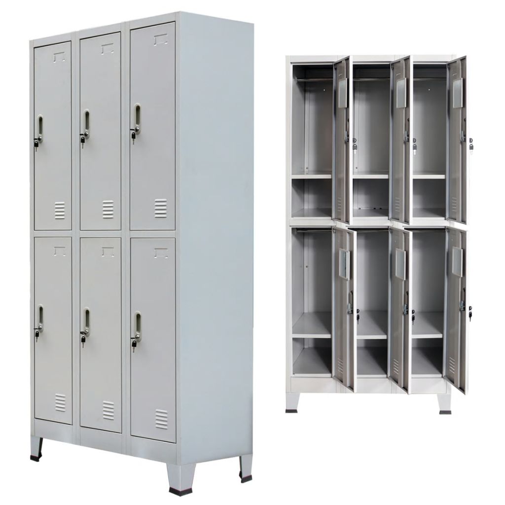 Metal Office Filing Cabinet Storage Cupboard Wardrobe Lockable Home Organiser