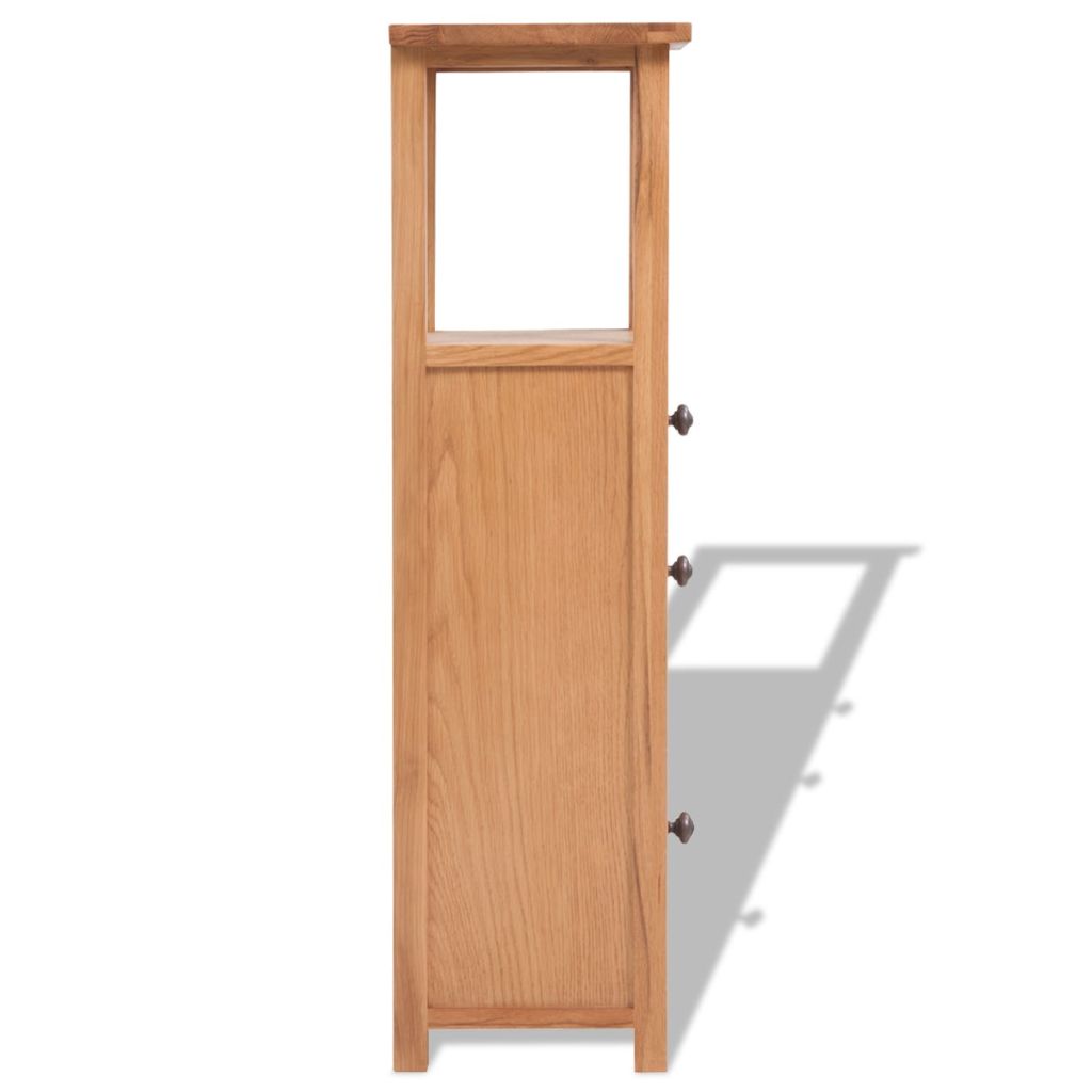 Wood Bedside Cabinet Console Table Nightstand Sideboard Tallboy Chest of Drawer - Picture 11 of 26