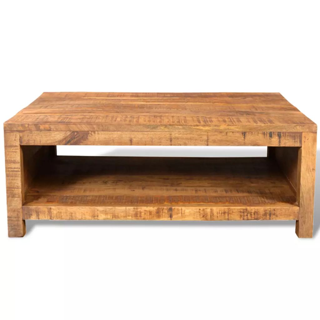 Solid Mango Wood Coffee Table Nightstand Side vendre End Cabinet Nest Table Antique