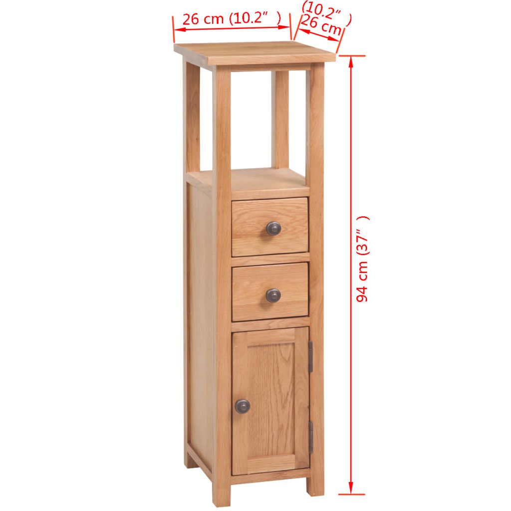 Wood Bedside Cabinet Console Table Nightstand Sideboard Tallboy Chest of Drawer - Picture 14 of 26