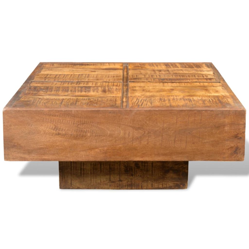 Solid Mango Wood Coffee Table Nightstand Side collection End Cabinet Nest Table Antique