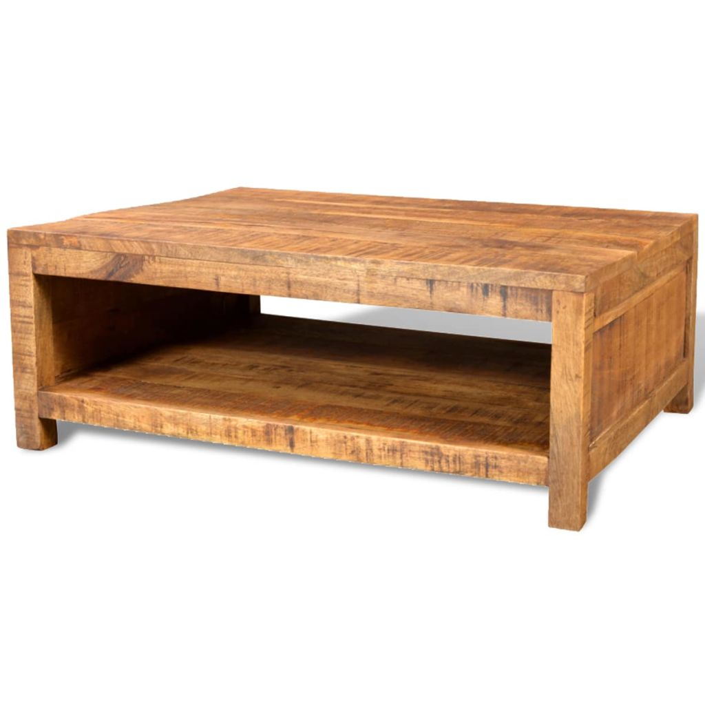 Solid Mango Wood Coffee Table Nightstand Side vendre End Cabinet Nest Table Antique