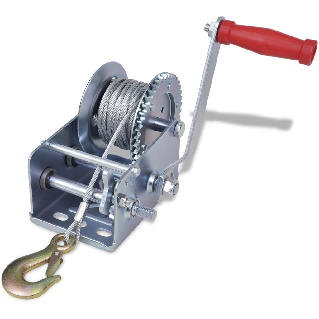 Handseilwinde Bootswinde Anhänger Windenstand Windenbock Stahl Stützhalterung VC - Bild 14 von 34