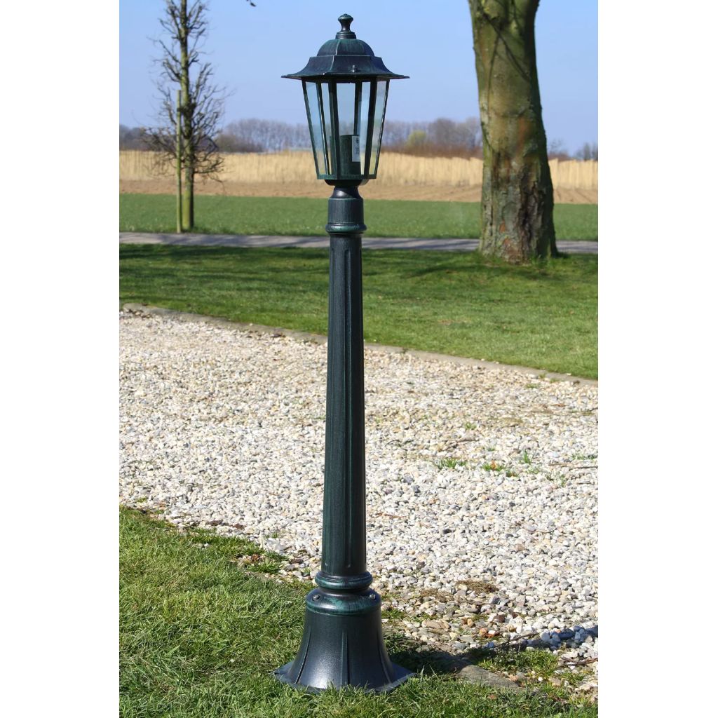Victorian Tall Garden Lamp Post Outdoor Lantern Path Light Aluminium 1/2/3-Head