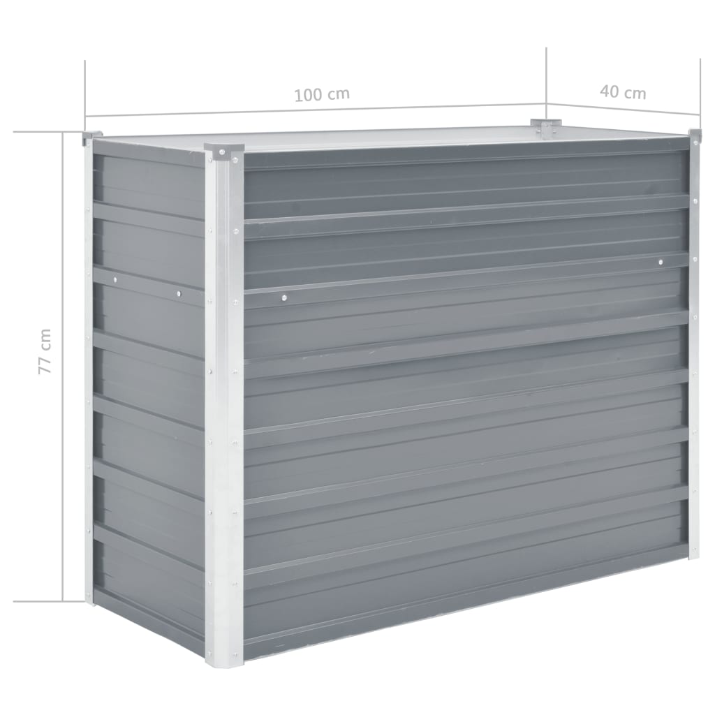 Metall Hochbeet Pflanzbeet Gemüsebeet Pflanzkasten Stahl Beet Blumenbeet Garten - Bild 30 von 177