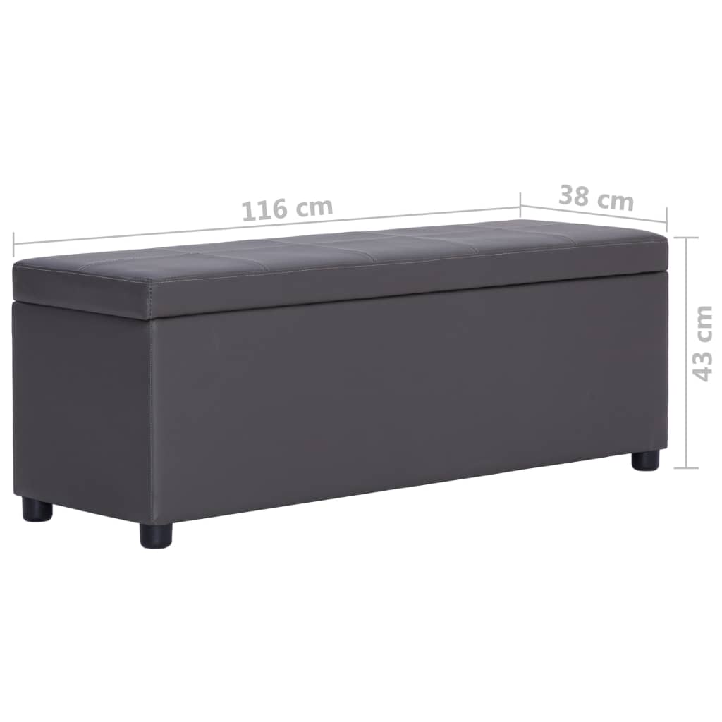 Kunstleder Sitzhocker Sitzwürfel Sitzbank Aufbewahrungsbox Ottomane Fußbank - Bild 26 von 42