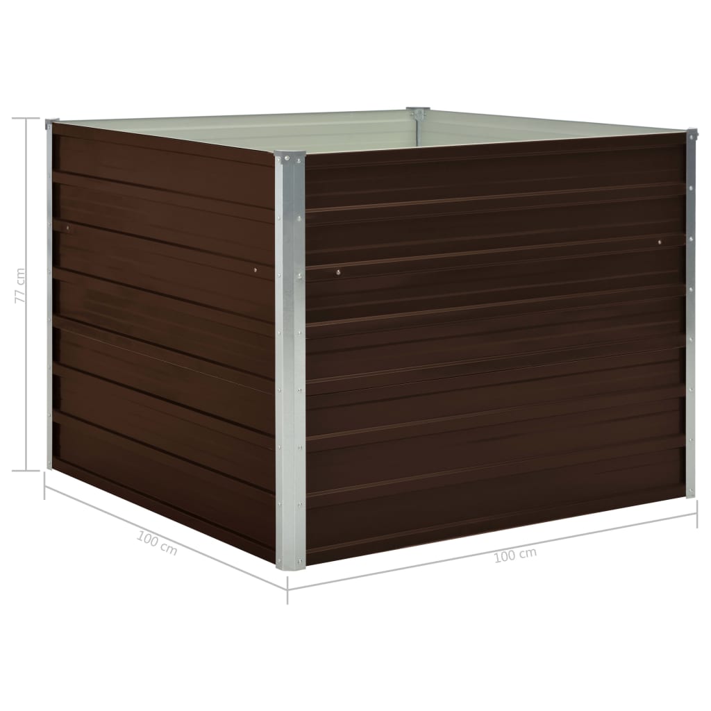 Metall Hochbeet Pflanzbeet Gemüsebeet Pflanzkasten Stahl Beet Blumenbeet Garten - Bild 175 von 177