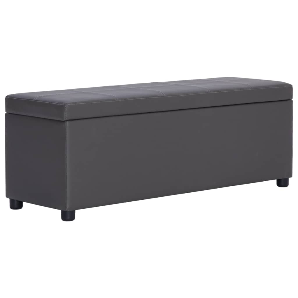 Kunstleder Sitzhocker Sitzwürfel Sitzbank Aufbewahrungsbox Ottomane Fußbank - Bild 19 von 42