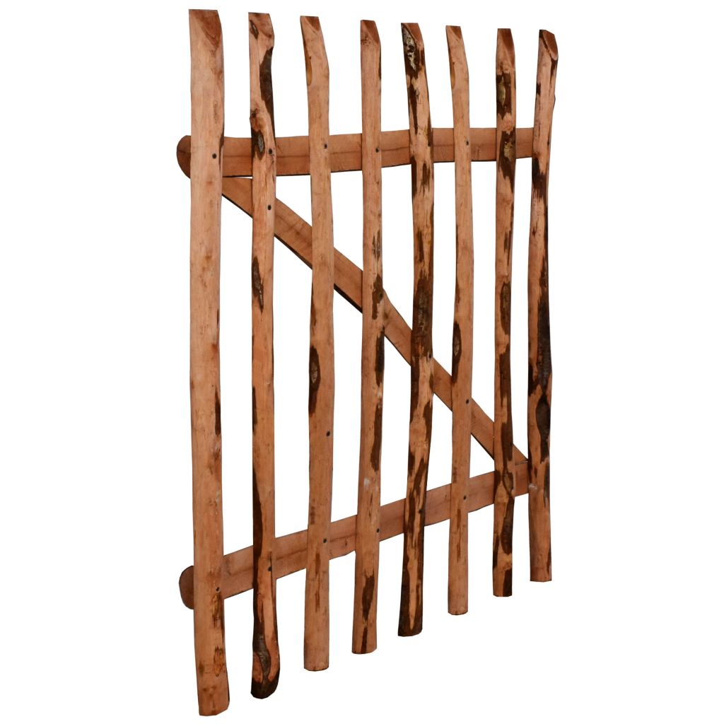 Gartentor Haselnuss Staketenzaun Holz Garten Zaun Tor Pforte Tür 60-150cm - Bild 52 von 61