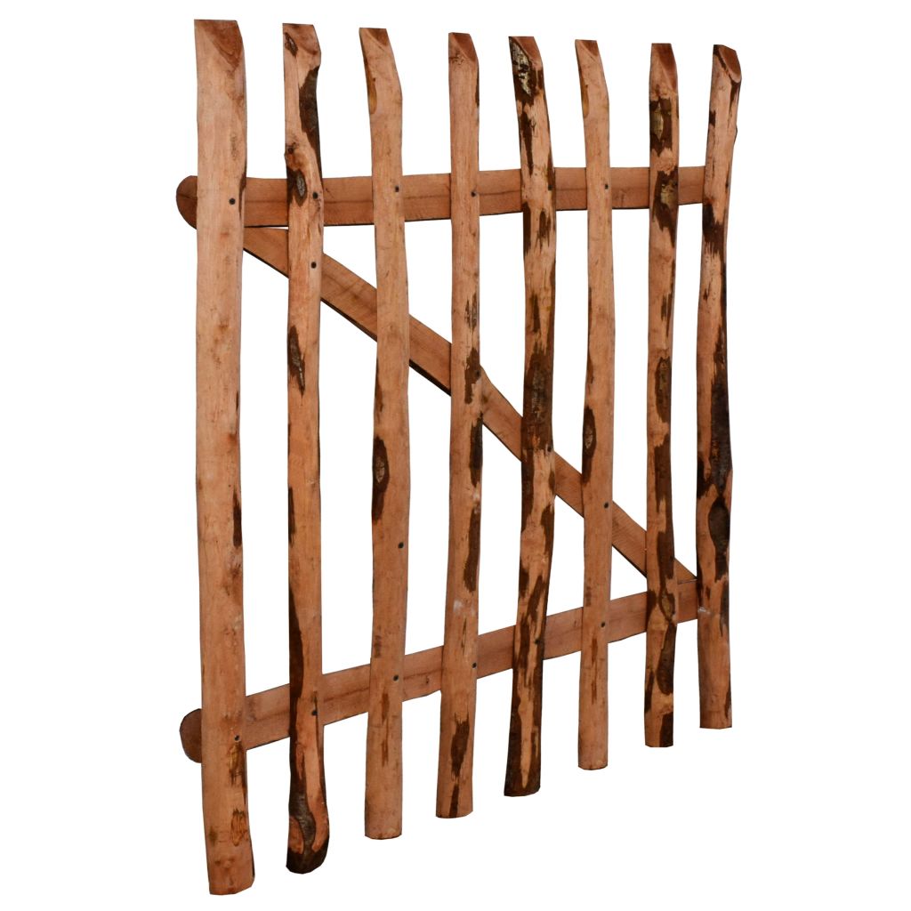 Gartentor Haselnuss Staketenzaun Holz Garten Zaun Tor Pforte Tür 60-150cm - Bild 46 von 61