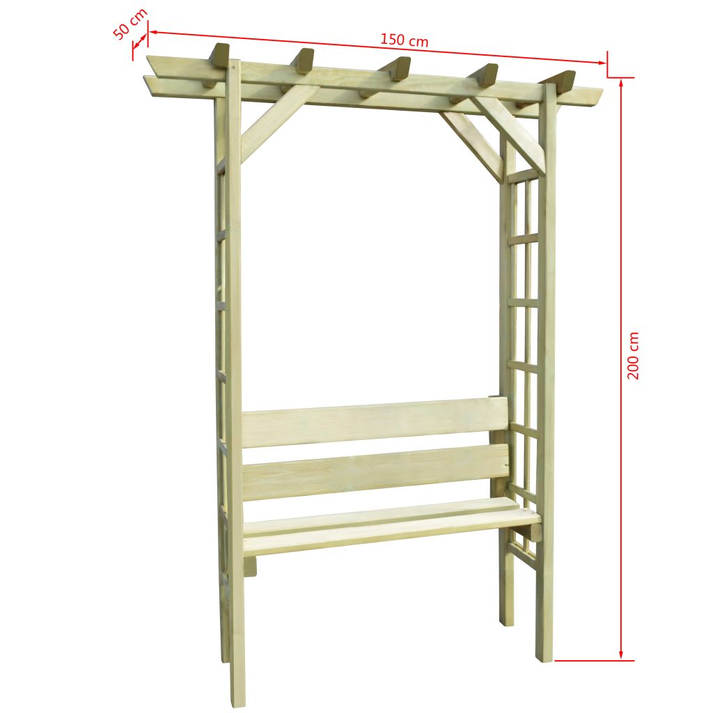 Vendre Rankgitter Garten Pergola Rankhilfe Rankgitter Spalier Torbogen Holzbogen Holz