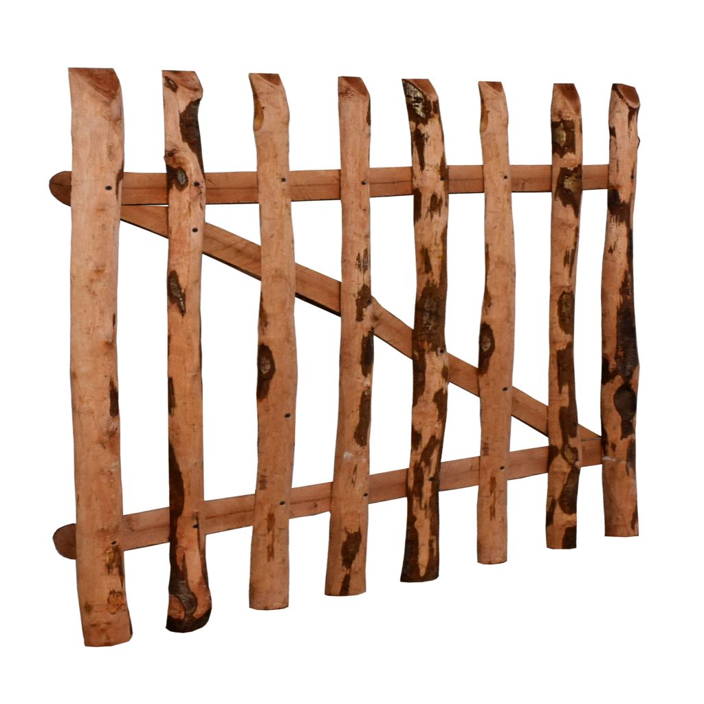 Gartentor Haselnuss Staketenzaun Holz Garten Zaun Tor Pforte Tür 60-150cm - Bild 34 von 61