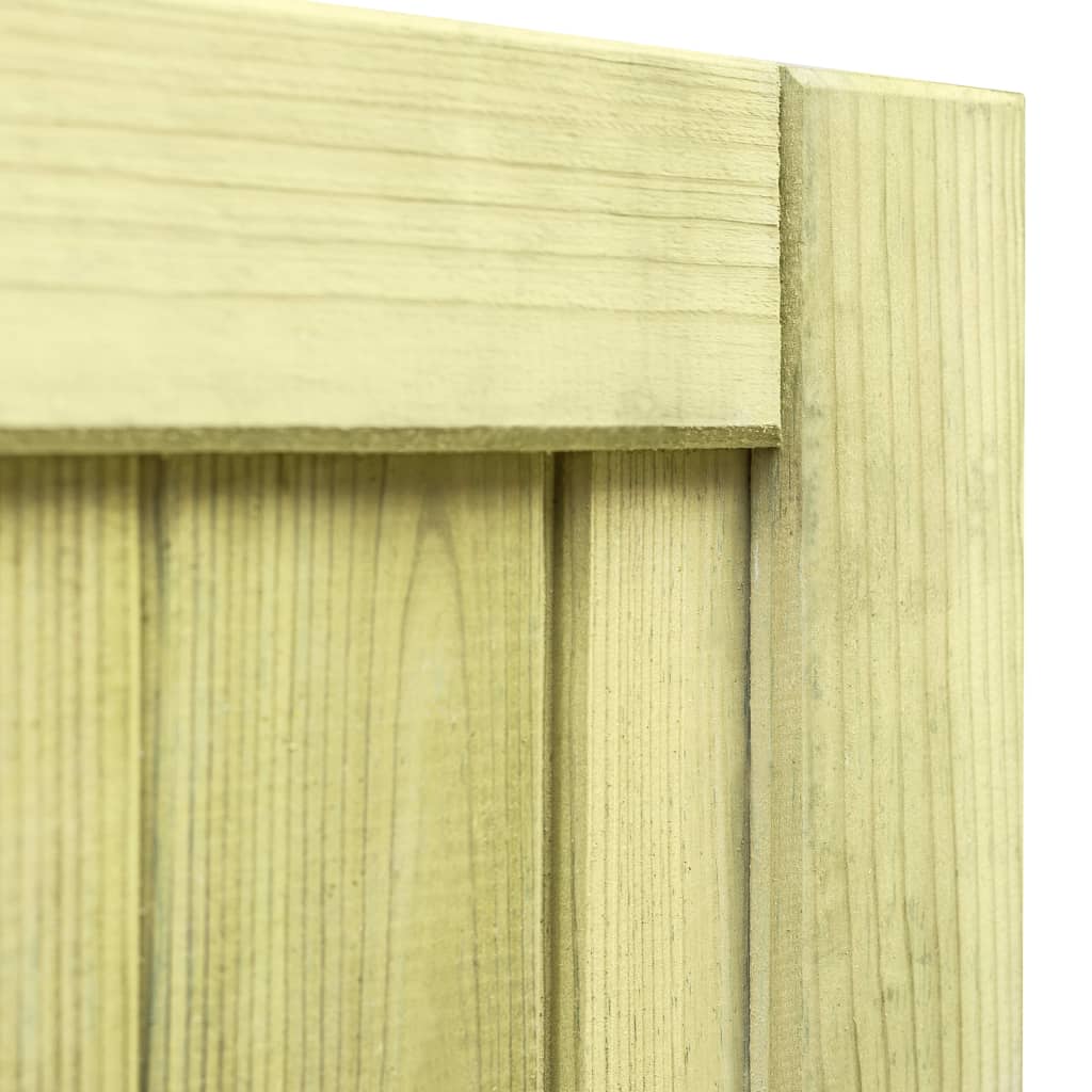 Gartentor Holz Zauntor Zauntür Hoftor Hoftür Gartentür Tür Tor Pforte Pfosten - Bild 42 von 50