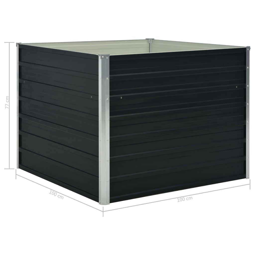 Metall Hochbeet Pflanzbeet Gemüsebeet Pflanzkasten Stahl Beet Blumenbeet Garten - Bild 176 von 177