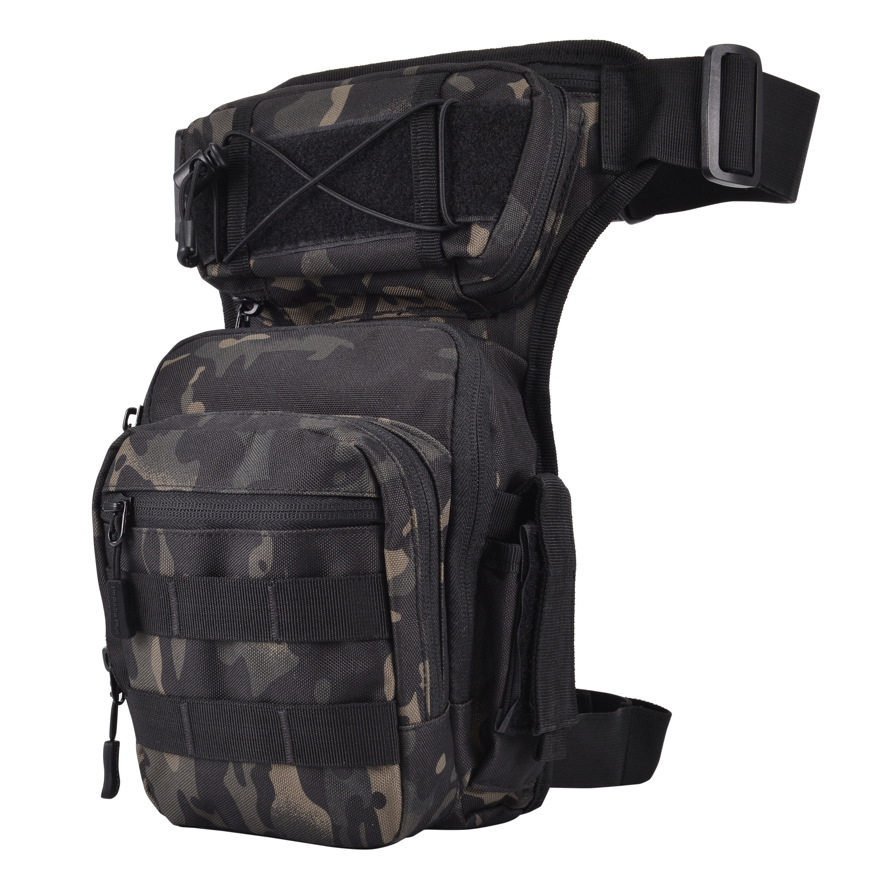 Military Tactical Drop Leg Bag Molle Men Motorcycle Outdoor Thigh Waist Belt Bag - Picture 10 of 21