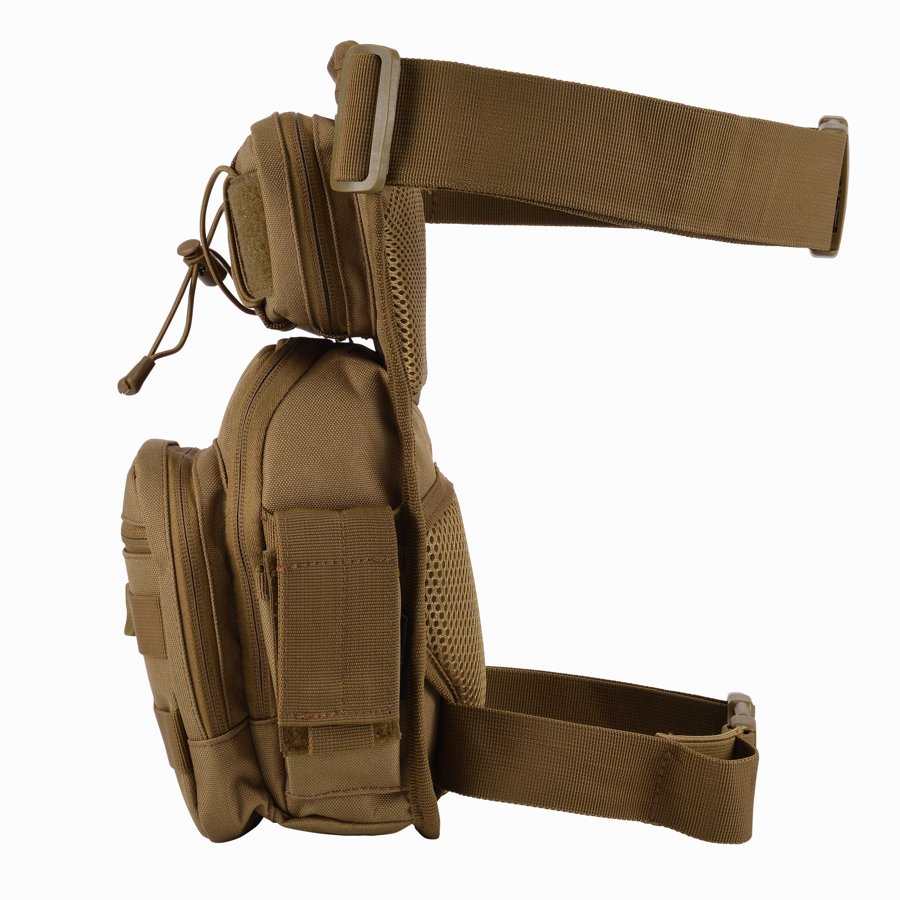 Military Tactical Drop Leg Bag Molle Men Motorcycle Outdoor Thigh Waist Belt Bag - Picture 3 of 21