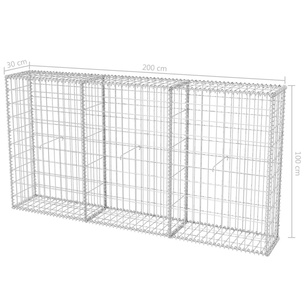 Gabion Gabionen Steinkorb Steingabionen Mauer Säule Säulen Drahtkorb Schüttkorb - Bild 15 von 16
